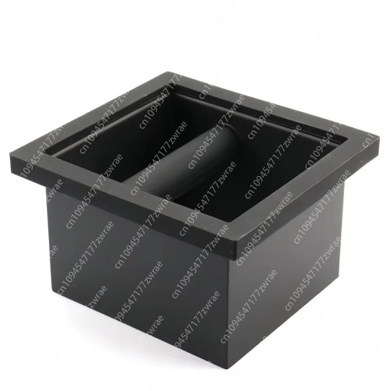 

Stainless Steel Black Espresso Knock Box Coffee Accessories Bottomless Coffee Knock Box