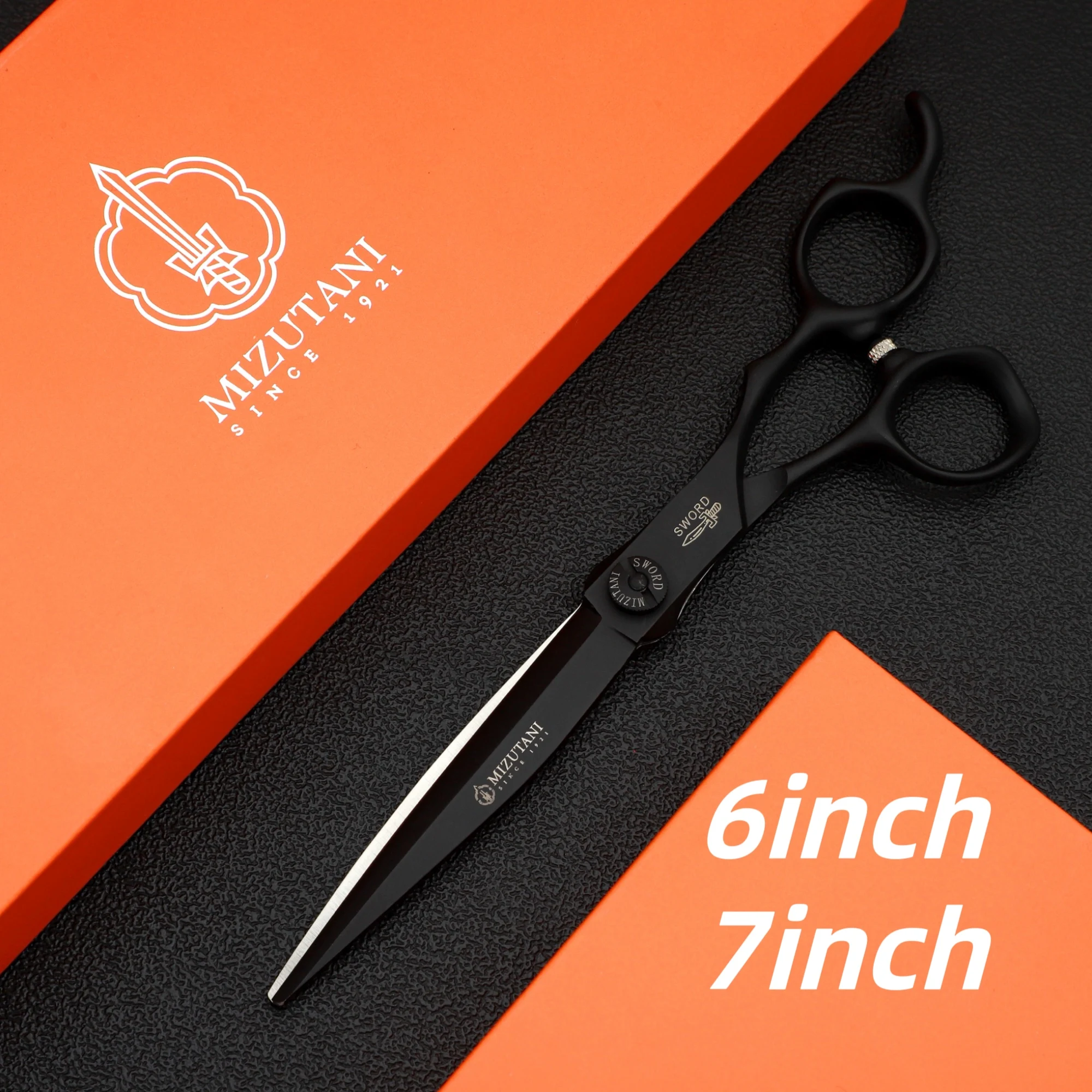 

MIZUTANI Professional hairdressing scissors thinning shears 440C steel Machines for cutting hair 7 inch Barbershop accessories