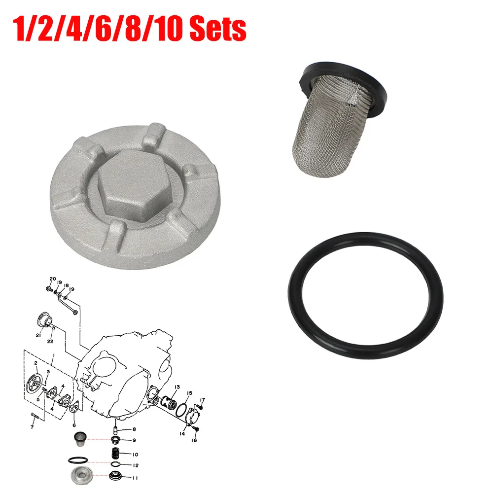 

Case Oil Drain Plug with Oil Strainer Plug For Yamaha Warrior Raptor Wolverine Big Bear YFM350 YFM 350 Replace 4HC-15351-00-00