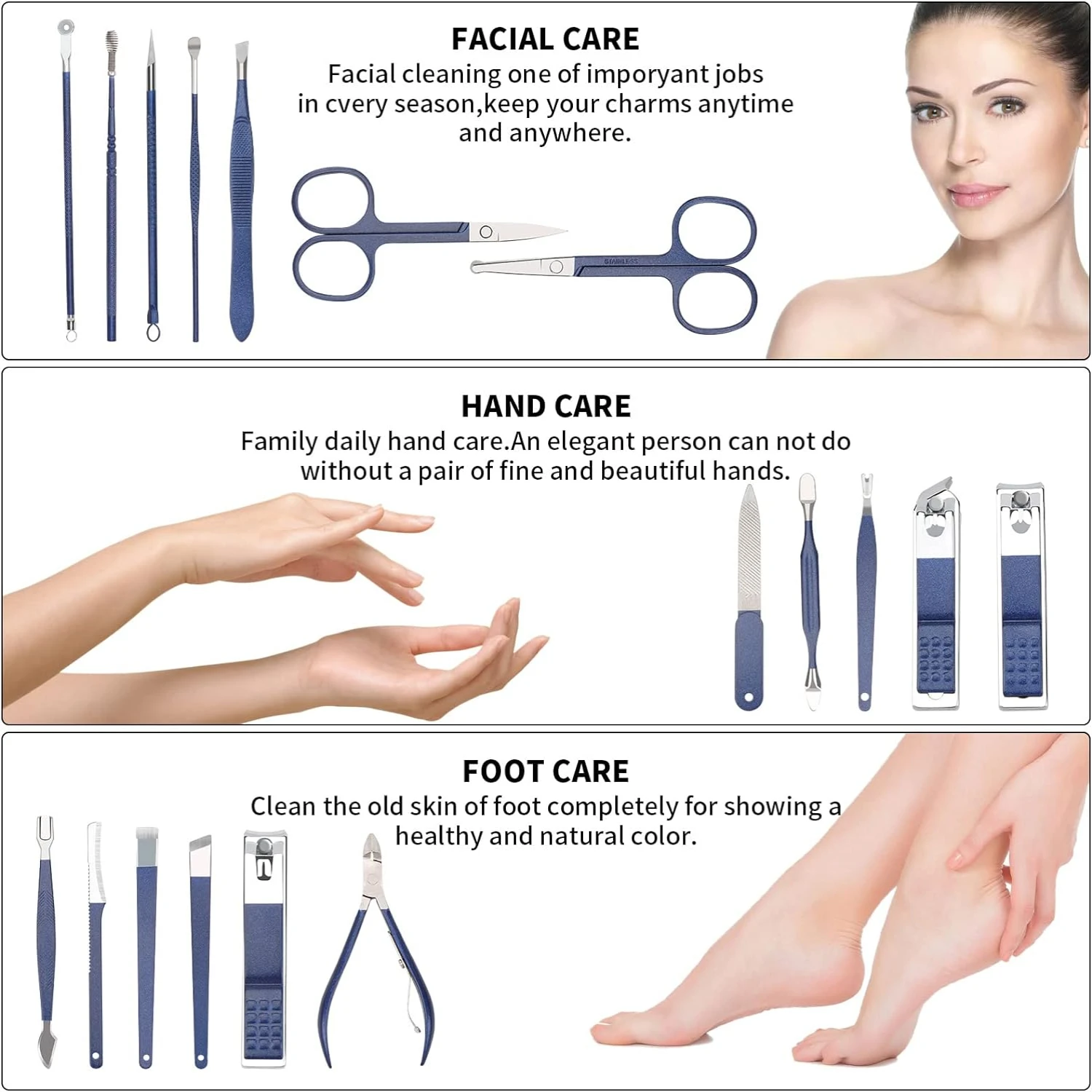 

Enhance Your Beauty Routine with the Luxurious and Complete Ultimate Manicure and Pedicure Kit for Men and Women - Convenient an