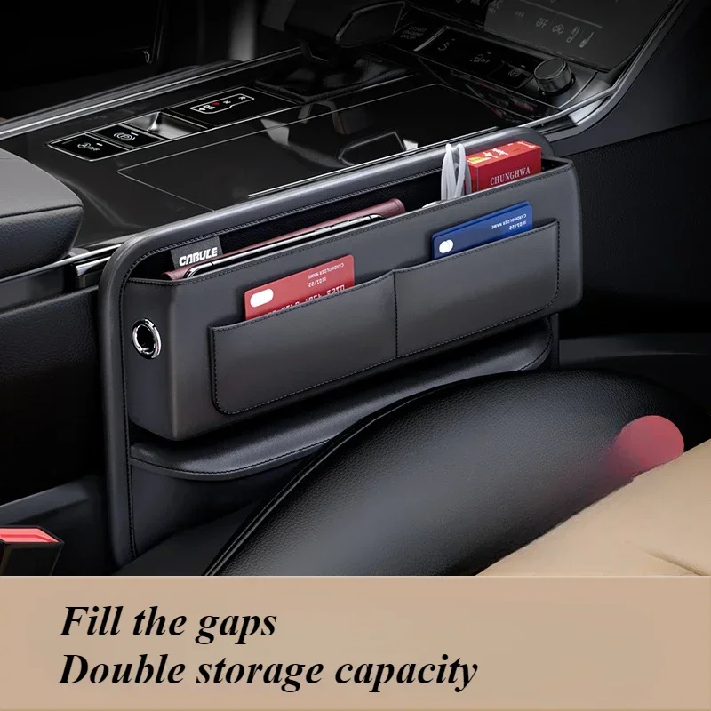 

Car Crevice Central Control Storage Box Driver and Co Driver Storage Bag Creative Texture for Automotive Use Car Bag