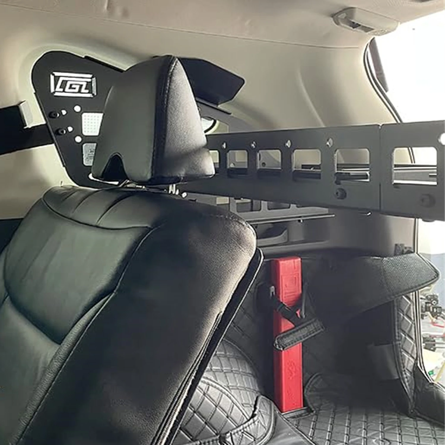 For Honda CRV CR-V 2012-2016 MOLLE Panel Car Rear Trunk Side Window Center Shelf Storage Debris Rack Interior Organizer