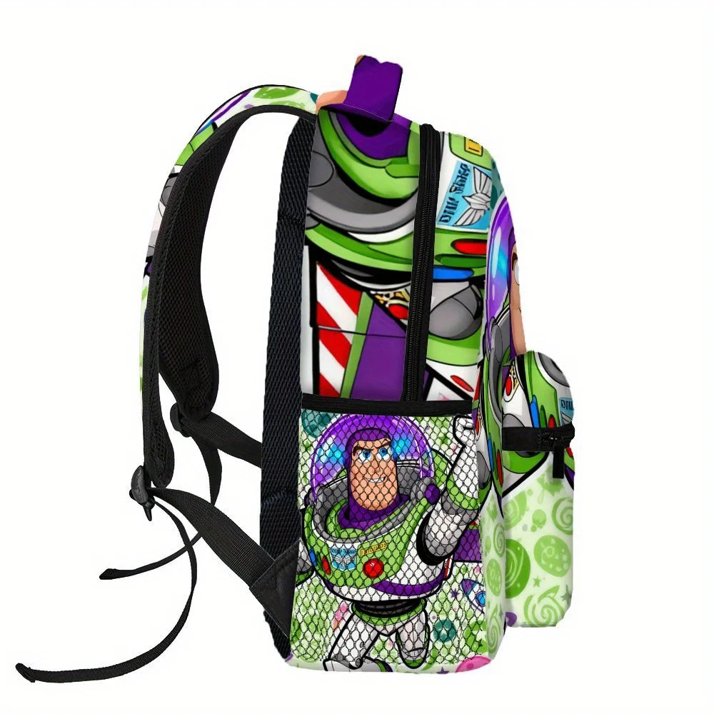 1 قطعة Toy Story Buzz Lightyear حقيبة ظهر عصرية متعددة الاستخدامات للتنقل واللياقة البدنية والسفر والتسوق والتخييم على طراز الشارع حقيبة مخصصة