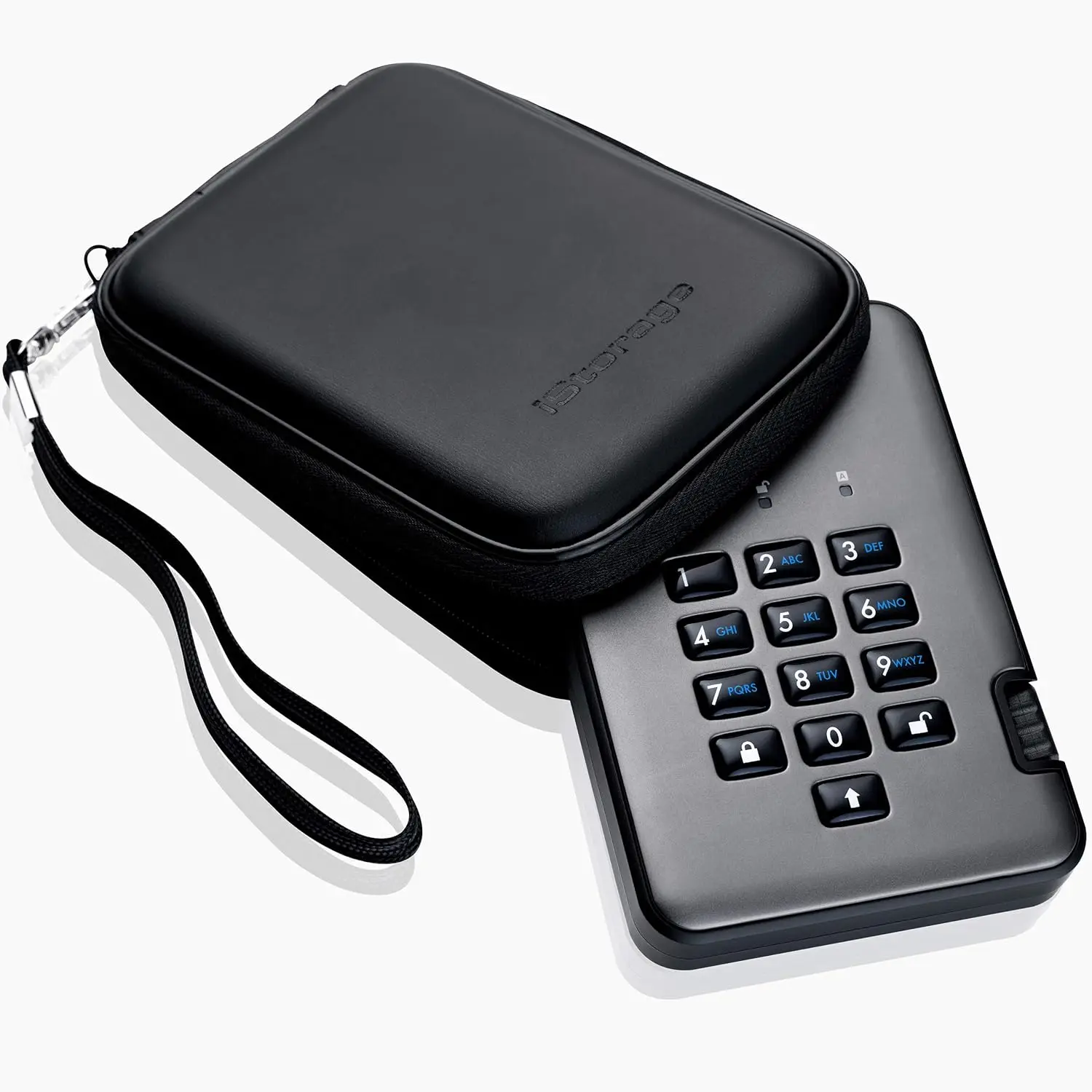 Secure Portable Hard Drive FIPS Level 3 Certified Password Protected Dust/Water-Resistant | Hardware encryption