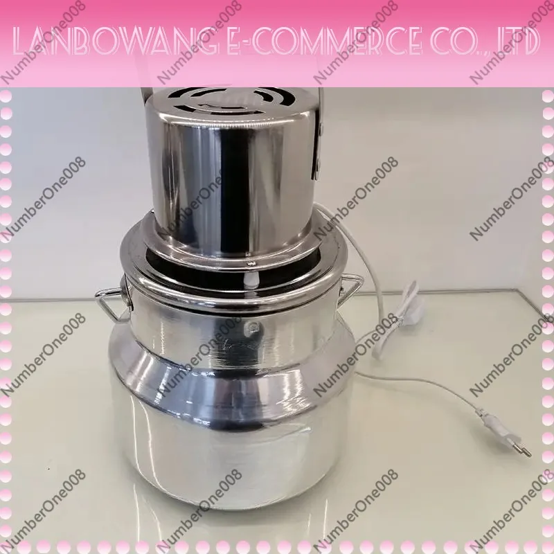 Electric Butter Churn & Milk Mixer Machine， Aluminum Body with Stainless Steel Lid for Homemade Butter Cream