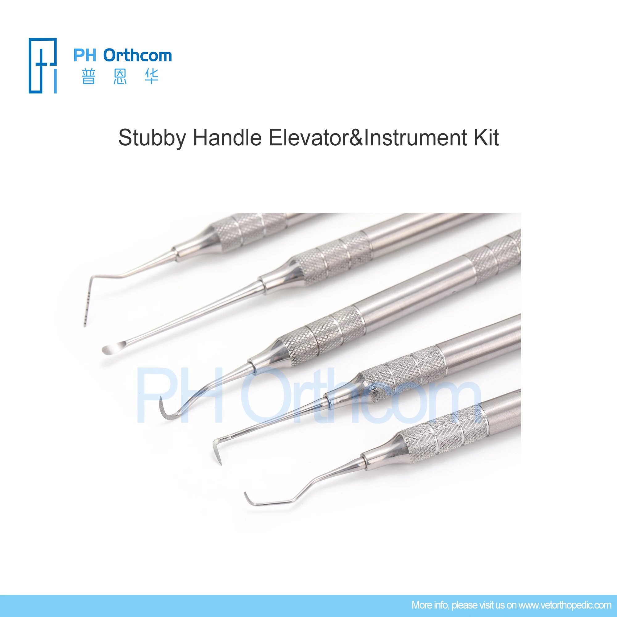 Dental Instruments Set Stubby Handle Elevator Instrument Kit Veterinary Medical Supplies and Equipment Surgical Instruments Tool