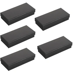 5pcs Single Watch Box Paper Watch Holder Sponge Jewelry Organizer Rectangular Necklace Bracelet gift Packaging Box