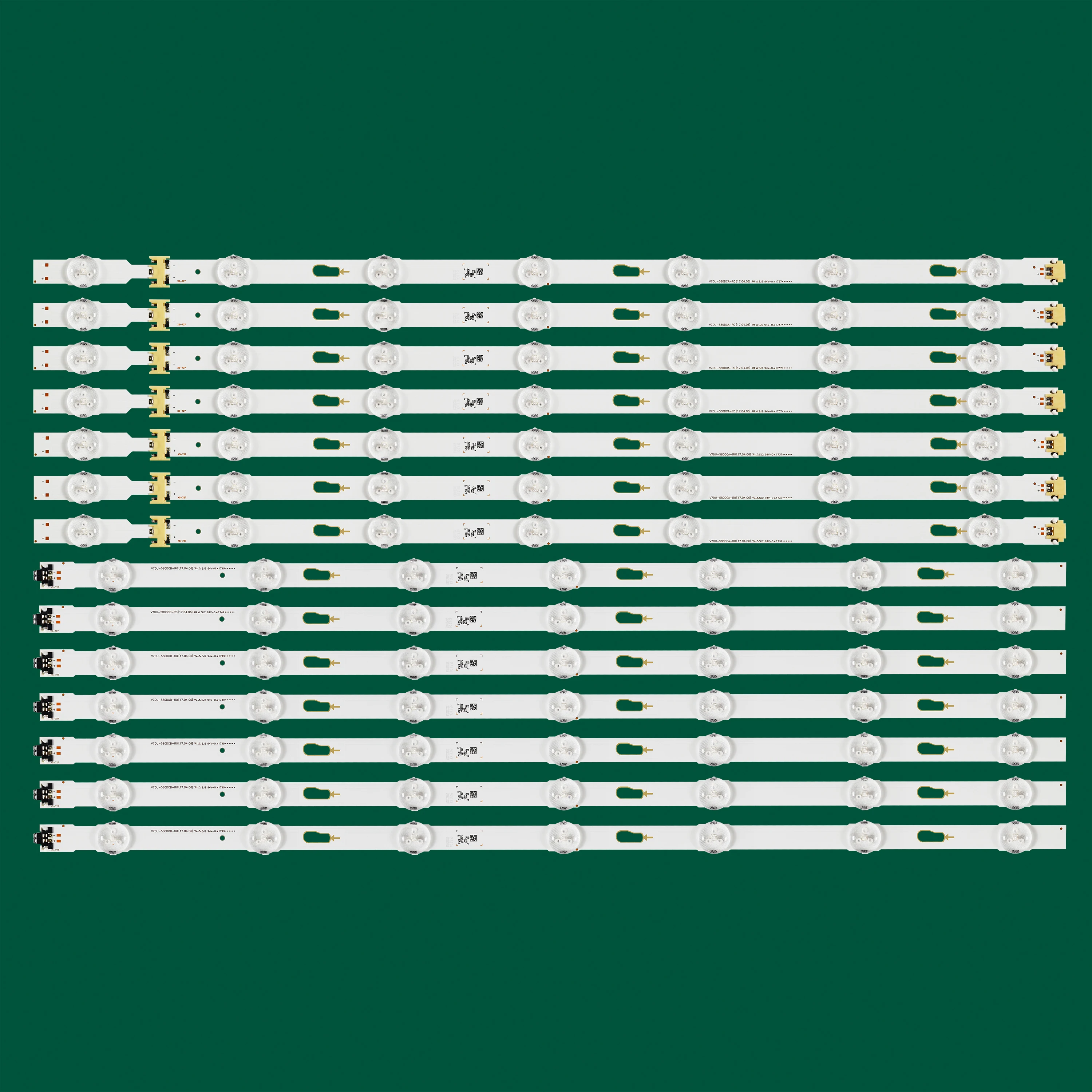 LED strip for UN58MU6071 UN58MU6125 UN58MU6120 UE58MU6125 UA58NU7103 UE58MU6199 V7DU-580DCA-R0 V7DU-580DCB LM41-00516A LM-00517A