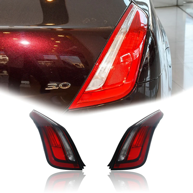 Para luces traseras LED modificadas Jaguar XJ Color negro
