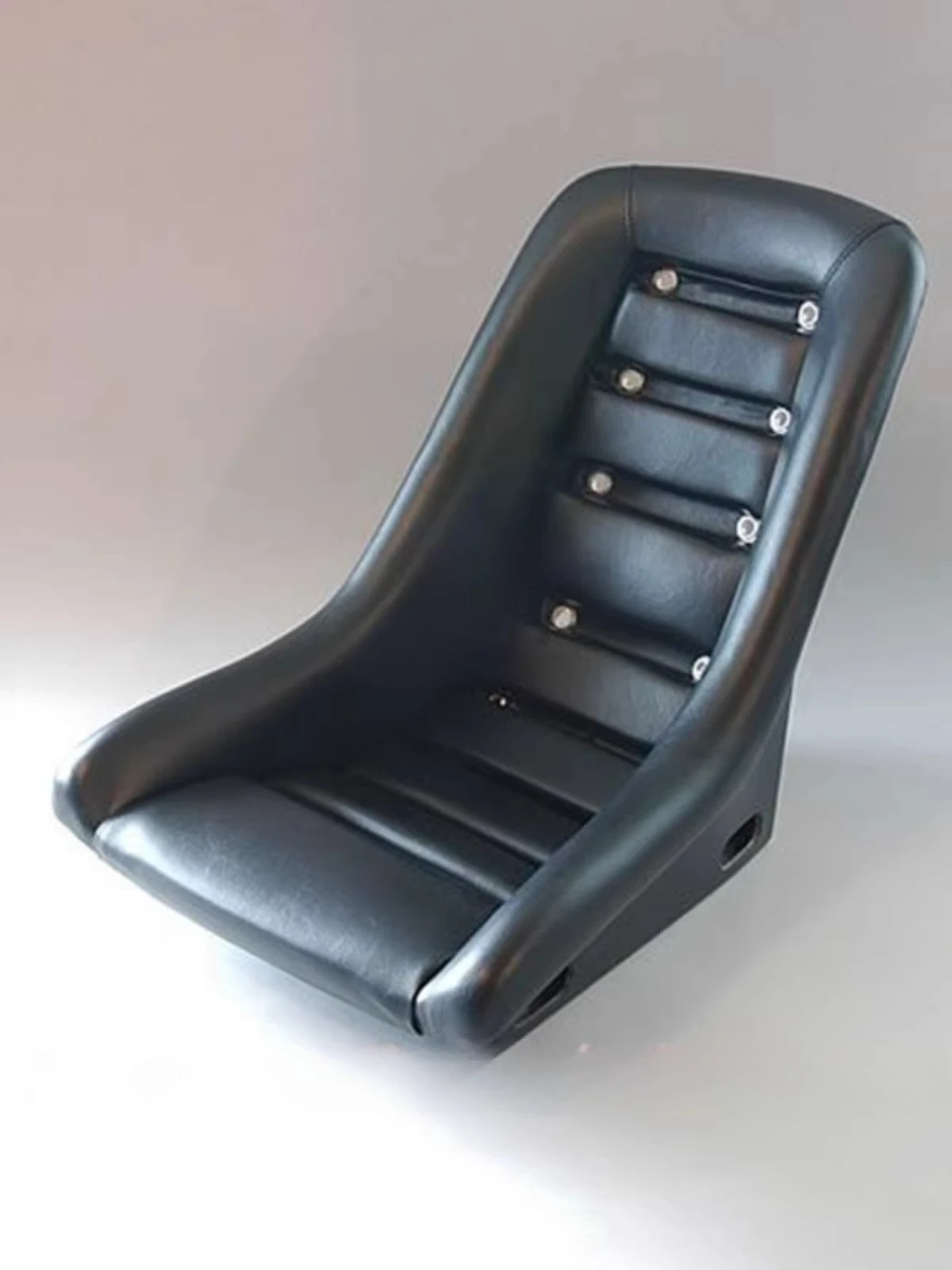 Vintage Retro Racing Bucket Seat One-Piece Lightweight for Simulator Karting Classic Car