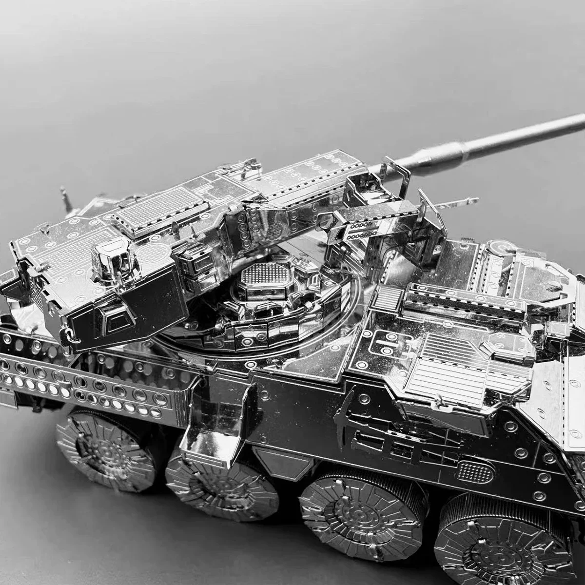 Stryker armored vehicle Tank Assembly Model DIY 3D Laser Cut Model Puzzle Toys for Adult Children Gifts