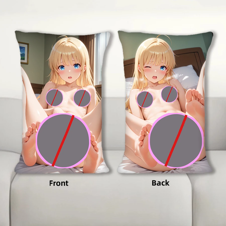 

Dakimakura Anime Sawamura Supensa Eriri Sofa Cushion Body Pillow Cover Double Side Print Bedding Throw Pillow Case