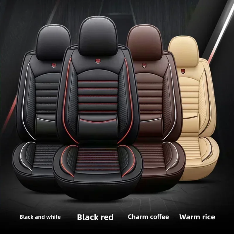 لأودي Q3 A5 A6 A7Car غطاء مقعد مقاوم للماء بولي leather الجلود مقاومة للاهتراء لينة ومريحة كامل التفاف حول غطاء مقعد الخصر