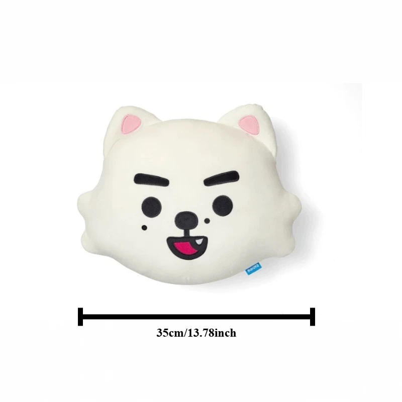 ENHYPENED Unique Shaped Plush Toy Pillow Cartoon Big Head Cushion Fan Support Peripheral Pillow for Home Decoration - view 5