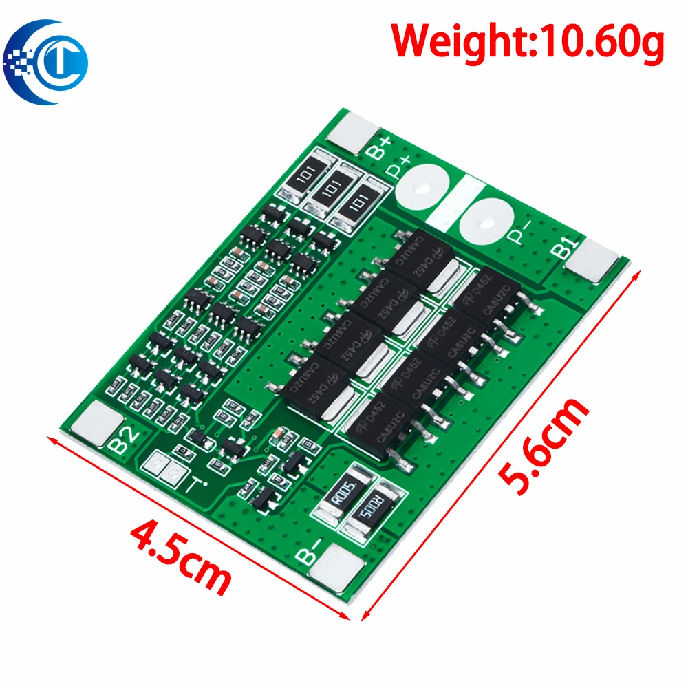 CLT 3S 25A lipo lithium Polymer BMS/PCM/PCB battery protection board for 3 Packs 18650 Li-ion Battery Cell