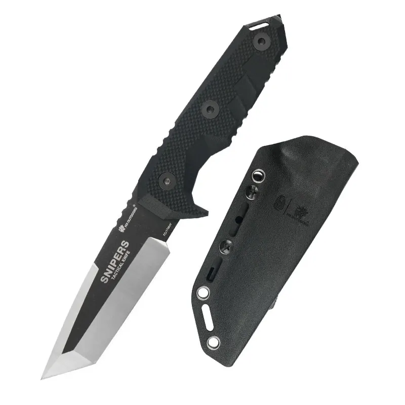 Hx Outdoors fulltang tactical knife premium knife,hunting knives,professional cool camping knife,with kydex dropshipping