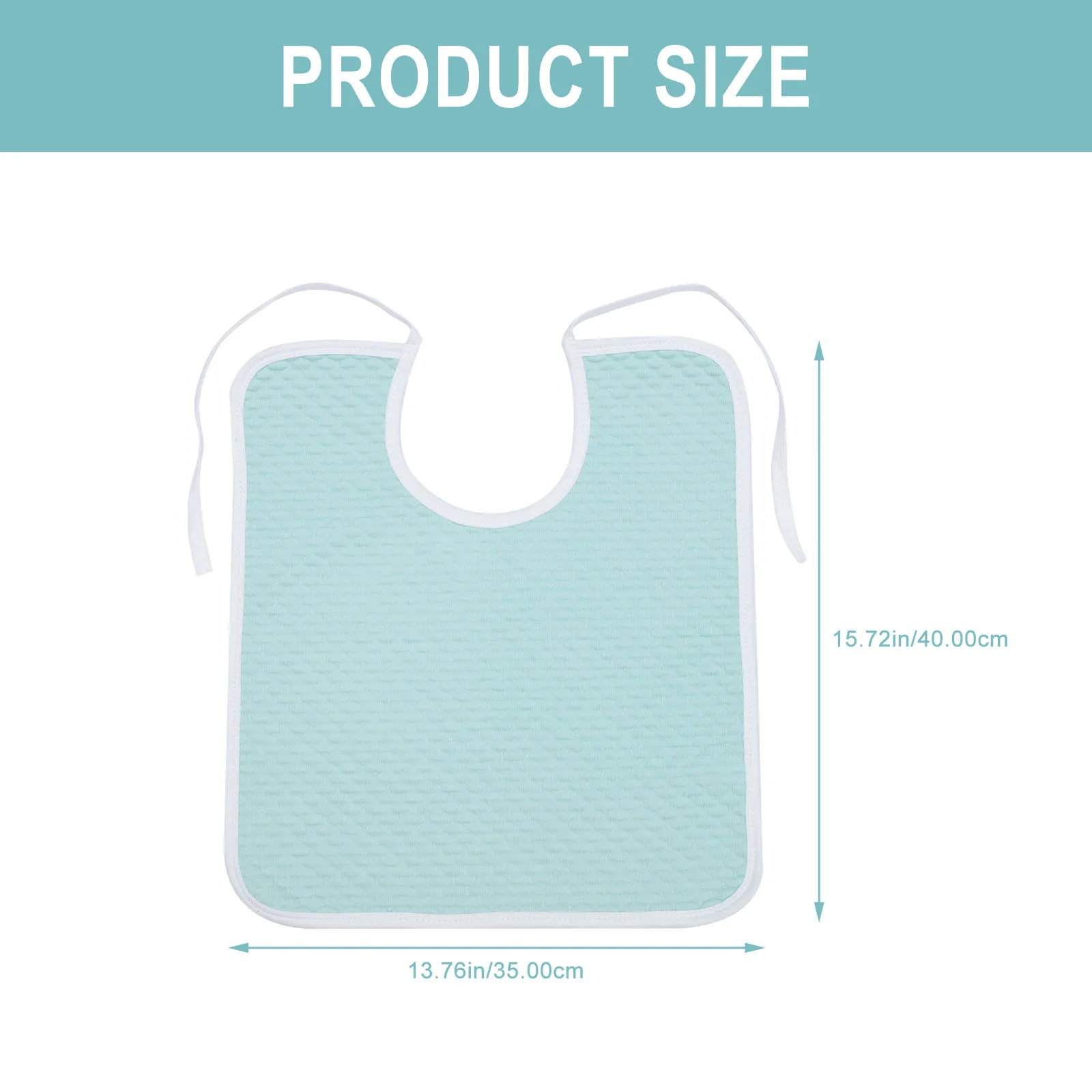 2 Stuks Liefde Hart Katoen Ouderen Slabbetjes Draagbare Waterdichte Voeden Lunch Handdoeken Gemakkelijk Gebruik Huidvriendelijke Comfortabele Verpleging Materialen