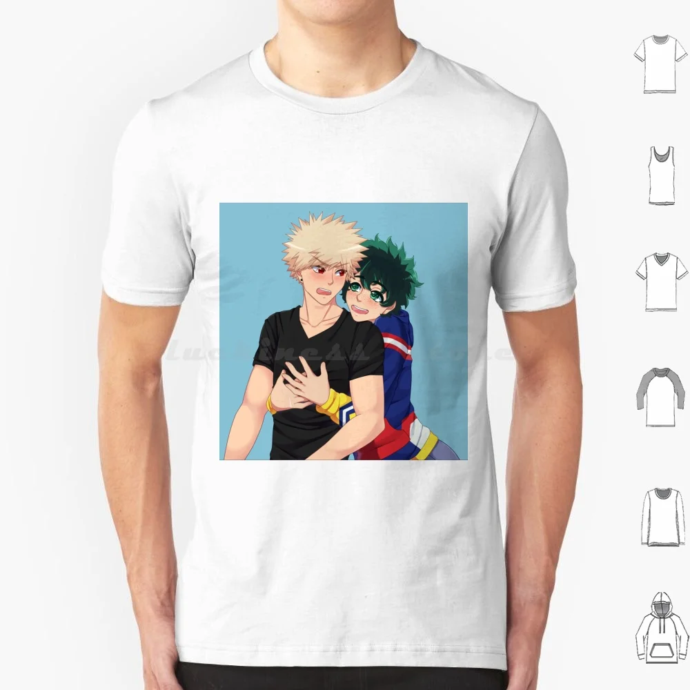 Bakudeku ( Clingy Deku ) T Shirt 6xl Cotton Cool Tee Bakudeku Katsudeku Midoriya Izuku Katsuki Bakugou Boku No Hero Academia