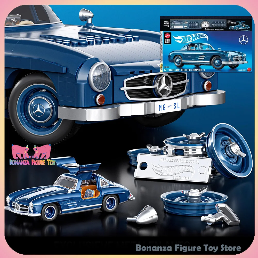 

Новинка 2025 года, 1/12, модель автомобиля Hot Wheels, серия премиум-класса, Mercedes Benz 300SL, строительные блоки, коллекция моделей автомобилей, дизайн, подарки, игрушки
