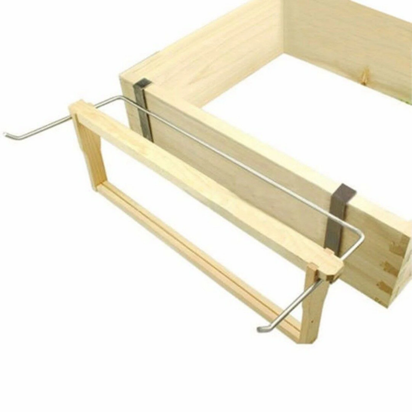 

AS94-2X Beekeeper Stainless Steel Beekeeping Frame Holder Bee Hive Perch Side Mount Tool