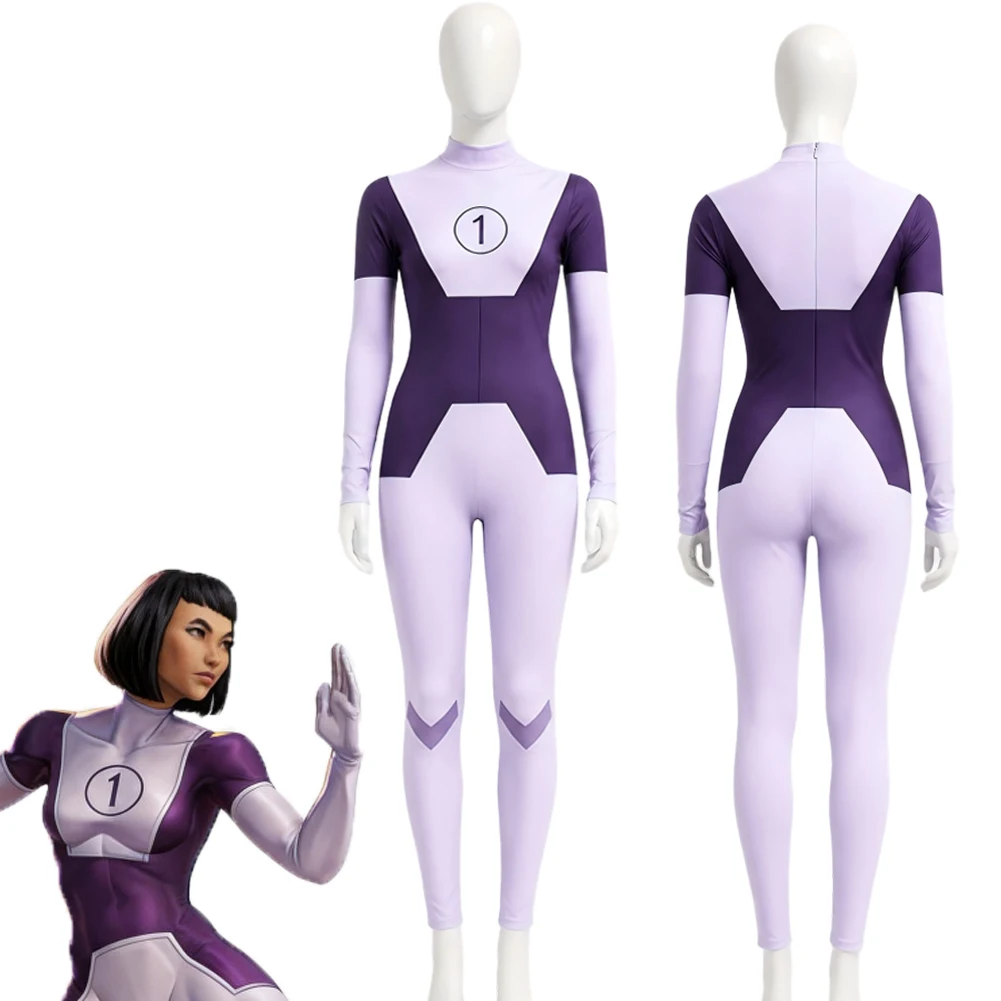 

Cartoon Invincible Dupli Kate Cosplay Fantasy Clothing Women Costume Disguise Halloween Adult Female Roleplay Party Outfits