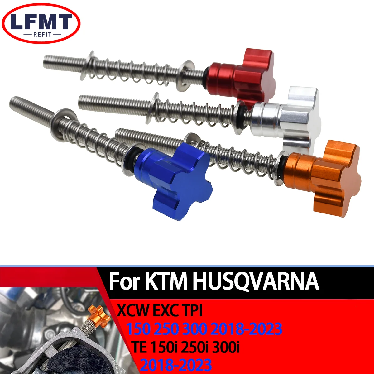 Idle Speed Adjuster Screw For Husqvarna TEi 250 300 2018-2022 TE150i 2020-2022 For KTM 250 300 EXC TPi/XCW TPi 150XCW TPI