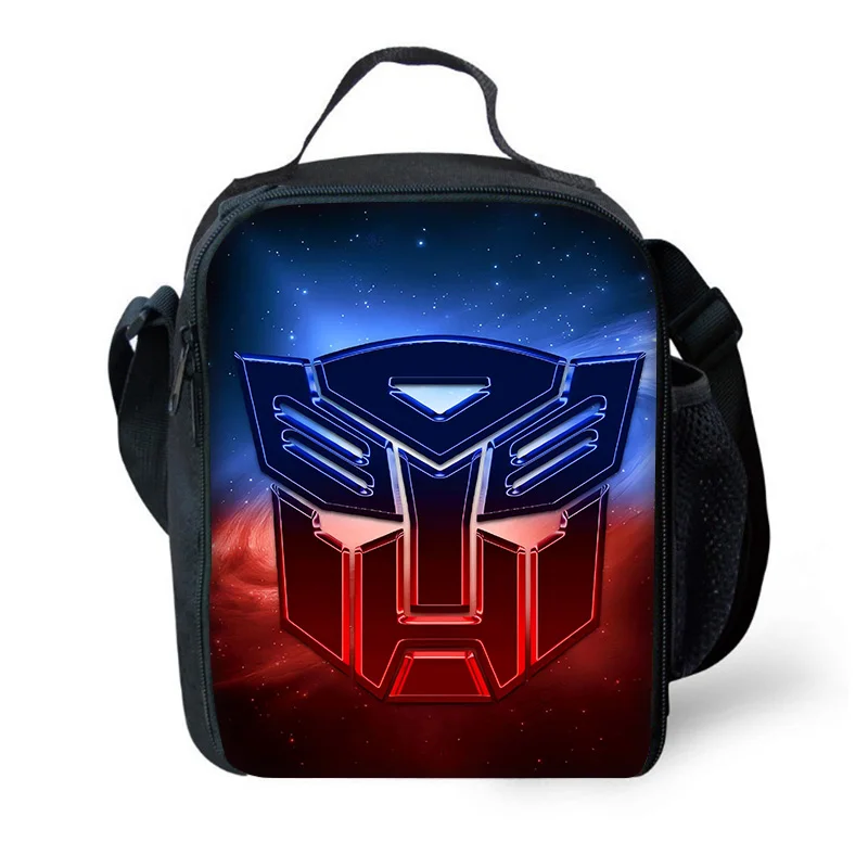 Car Robot Child Large Capacity Bag for Boy and T-TransformersS Girl Student Outdoor Picnic Resuable Thermal Cooler Lunch Box