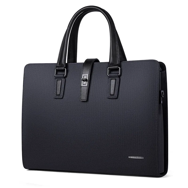 حقيبة أصلية رسول العلامة التجارية الفاخرة الرجال حقيبة الكتف حقيبة لابتوب الراقية موضة رجال الأعمال حقيبة يد جلد البقر حافظة موجزة #4