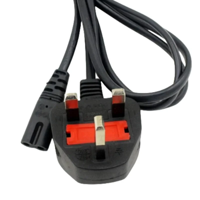 C7 Figure 8 Female 3 prong UK Plug AC Power CableS Lead Cord Adapter 1.8m/6ft