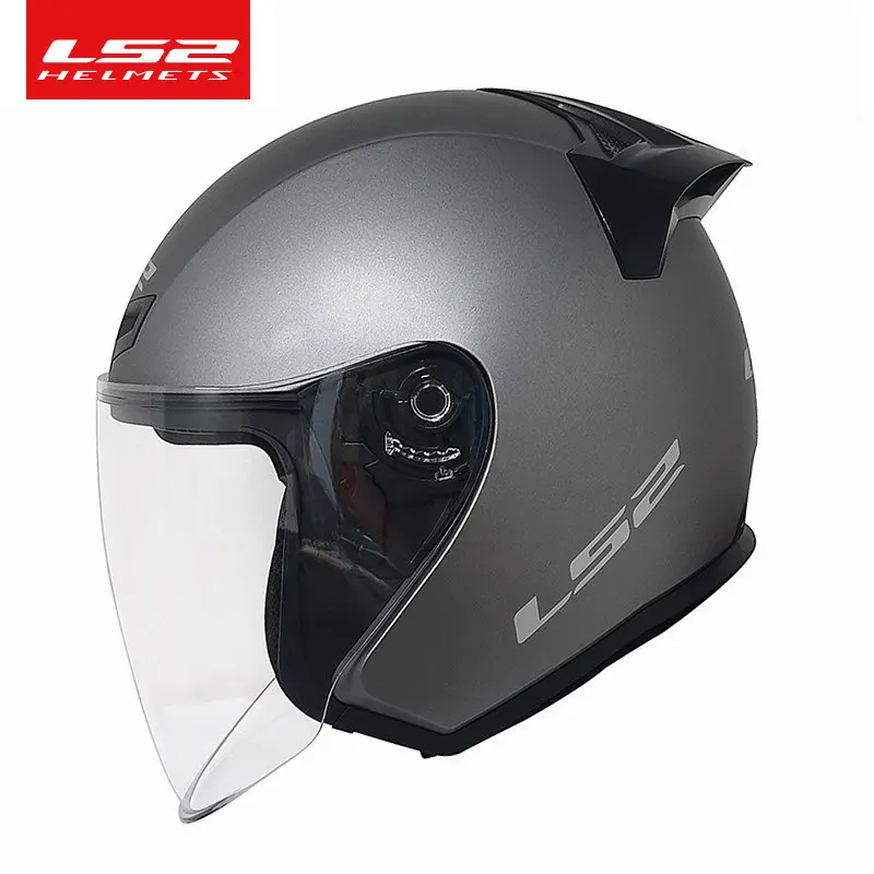 LS2 OF608 3/4 Open Face Half Helmet Men Women Comfortable Riding Helmet for Motorbike and Scooter All Seasons