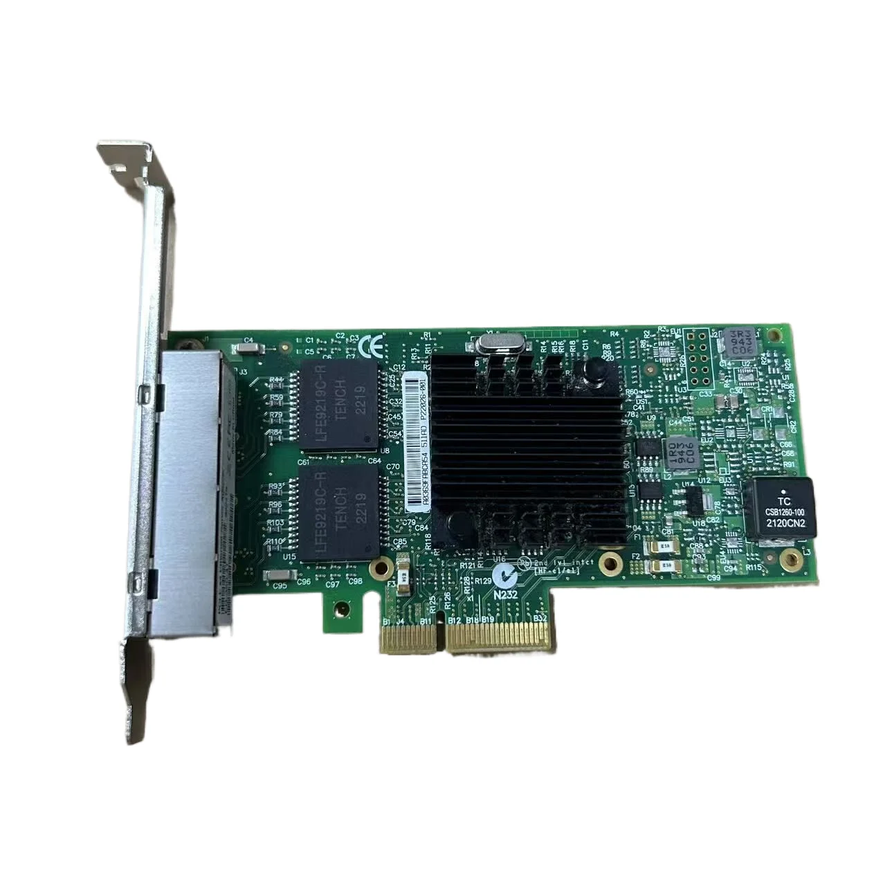 Karta sieciowa I350-T4 Quad 4 Port PCIe x1 Gigabit Ethernet z chipem Intel, RJ45, wewnętrzna karta sieciowa serwerowa NIC 1000Mbps do komputerów stacjonarnych i serwerów. — 2