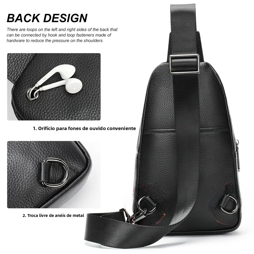 street-style-genuine-leather-chest-bag-men's-crossbody-bag-head-layer-cowhide-fashionable-and-stylish-suede-material