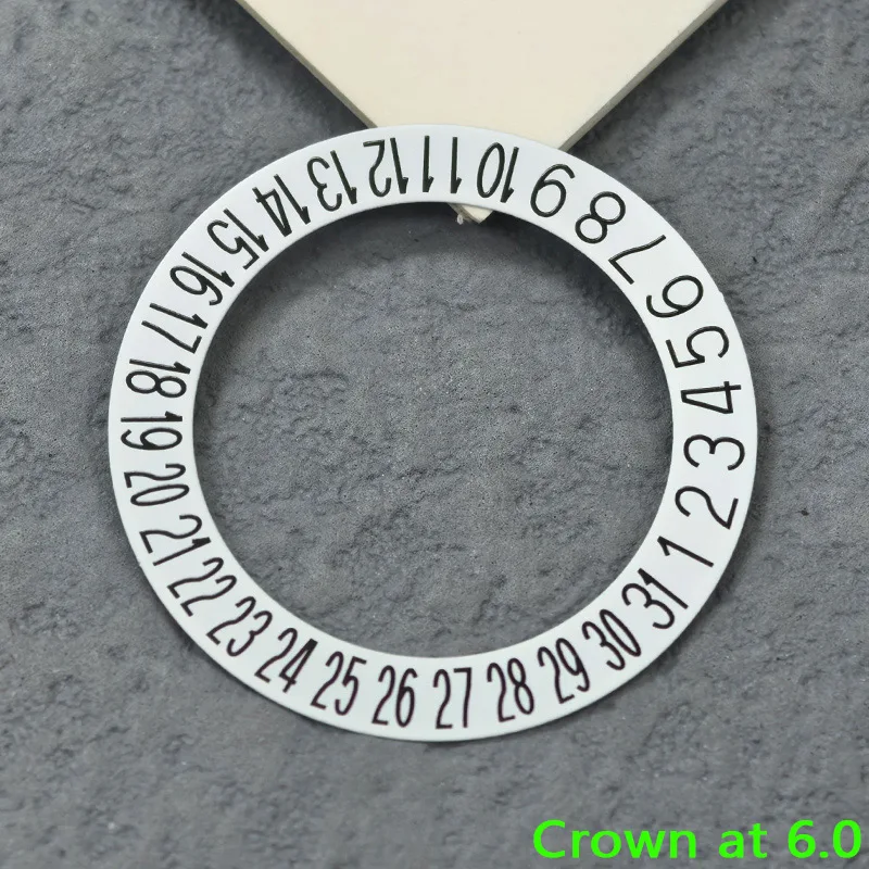 Mod NH35 NH36 Date Dial Patch Date at 6.0H Fits NH35 NH36 Japan Automatic Movement Customized NH35 Date Dial Wheel Paste Tablets