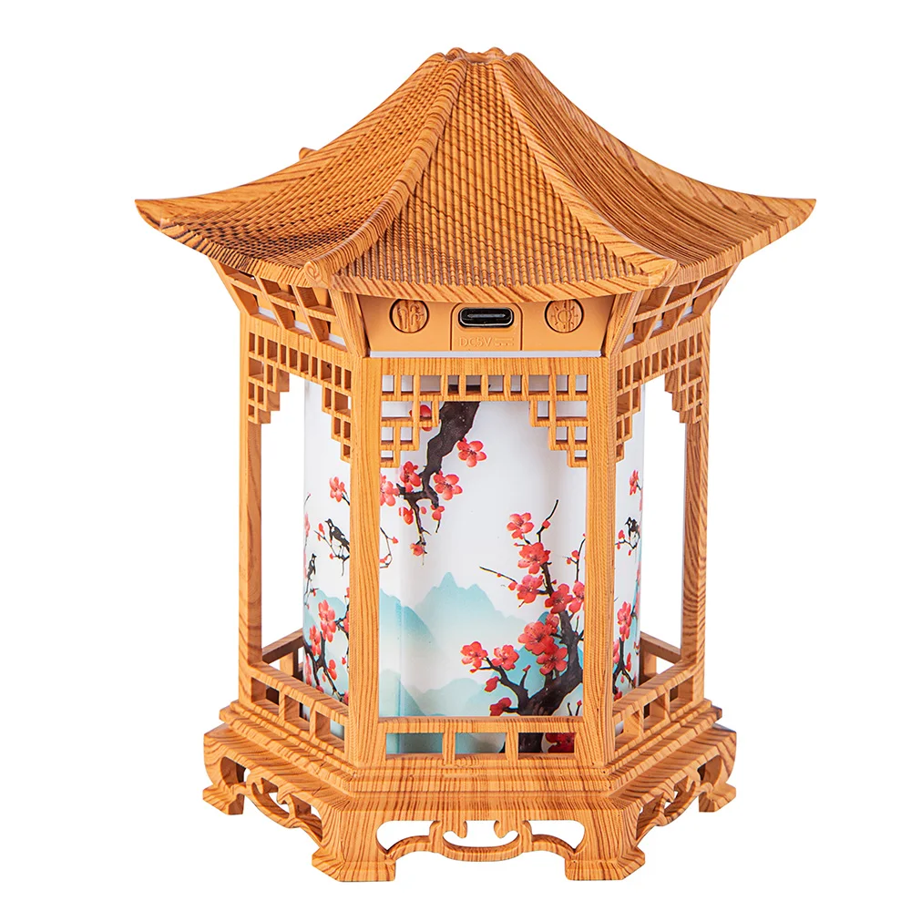 USB-Powered Air Humidifier, Modern Asian Decor, Mini Humidifier, 2 Spray Modes, Continuous/Mist Modes, Ideal Romantic Gift.