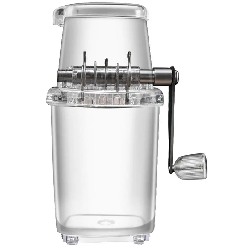 KSOL Ice Crusher Manual Ice Crusher Machine1.25L Ice Grinder Drinks Chopper,Household Necessities,Summer Need