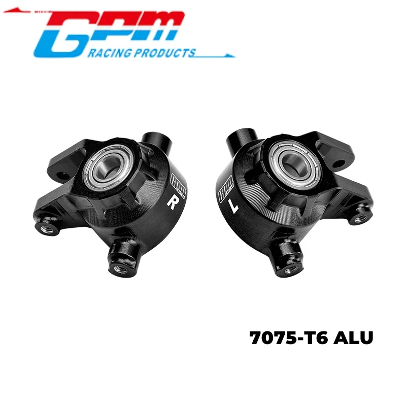 GPM TJ021 7075 BLOCCHI DI Sterzo Anteriore IN LEGGIO CON CUSCINETTO OVERSIZE PER TRAXXAS 1/8 JATO 4X4 VXL / 1/10 BIGFOOT 4X4 / FORD F-150 RA