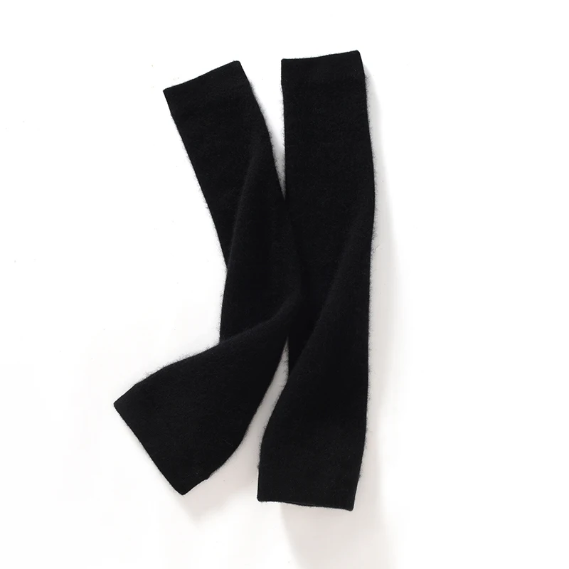 캐시미어 레그 워머 남녀공용 신축성 있는 무릎 높이 레그 슬리브 사계절 착용 가능 편안함과 스타일 (1쌍)