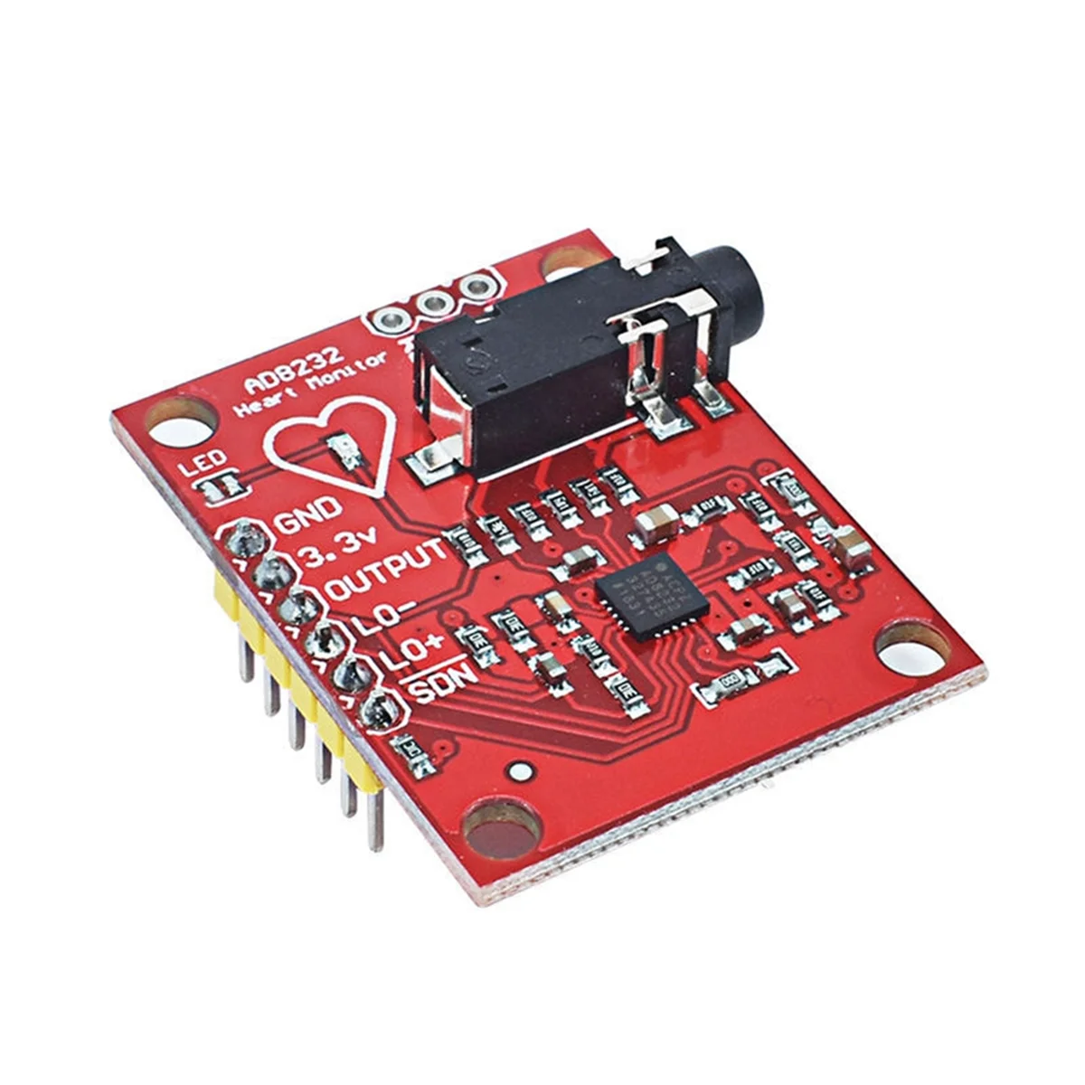 AT87-AD8232 ECG Medição Pulso Monitor de Freqüência Cardíaca Módulo Sensor Pulso Coração ECG Kit para Arduino