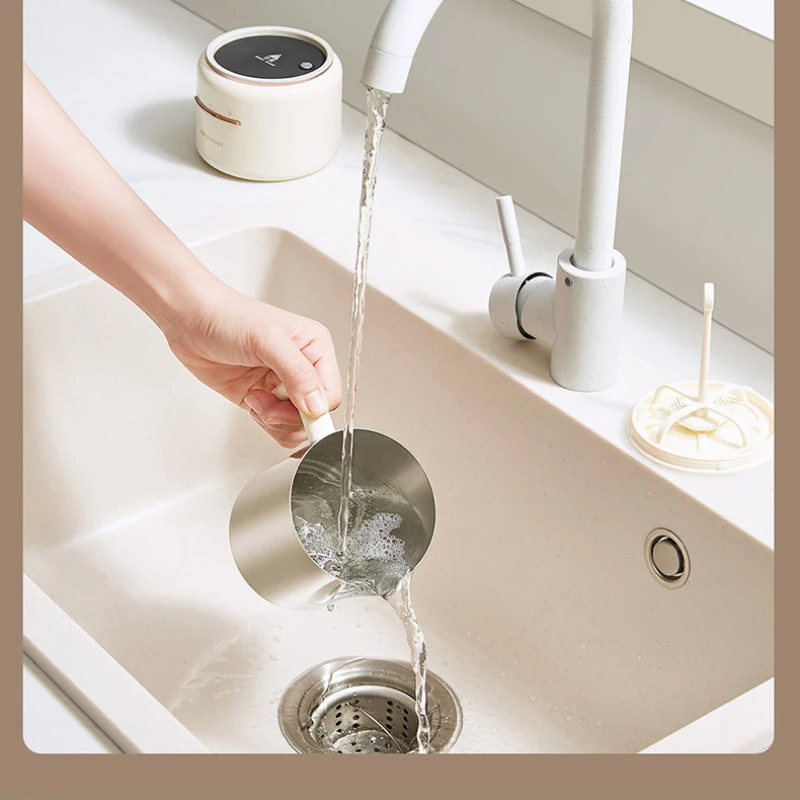 Máquina Eléctrica De espuma De Leche, calentador De Leche caliente y frío, doble uso, cocina, hogar, taza separada, Espumador De cuerpo