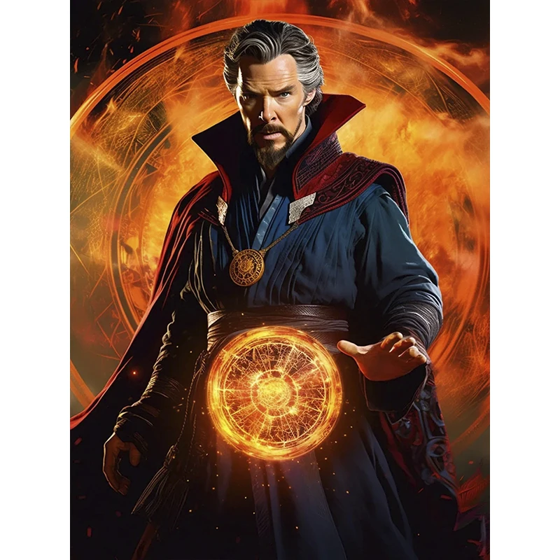 5d Комплект Алмазной Живописи «сделайте Свой Собственный» «доктор Странные Наклейки» Diy Горный Хрусталь Мозаика Произведения...