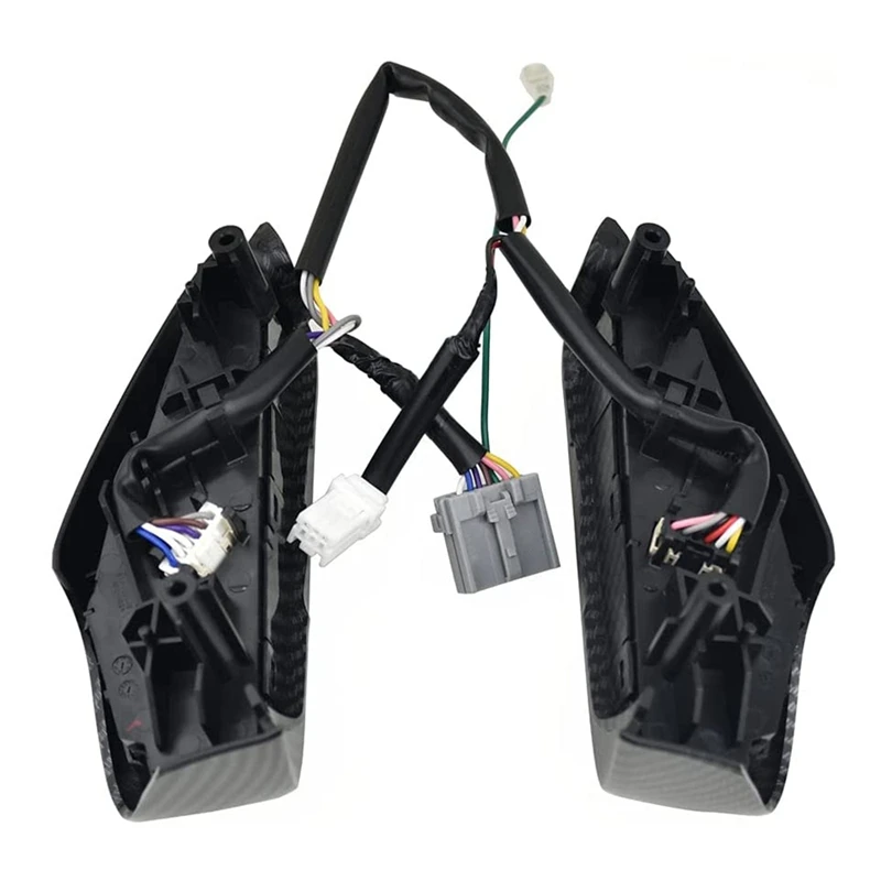 25550-3DA6A Steering Wheel Cruise Control Switch For Nissan/TIIDA/SENTRA/Livina/SUNNY/ALMERA/ VERSA Carbon Fiber Look