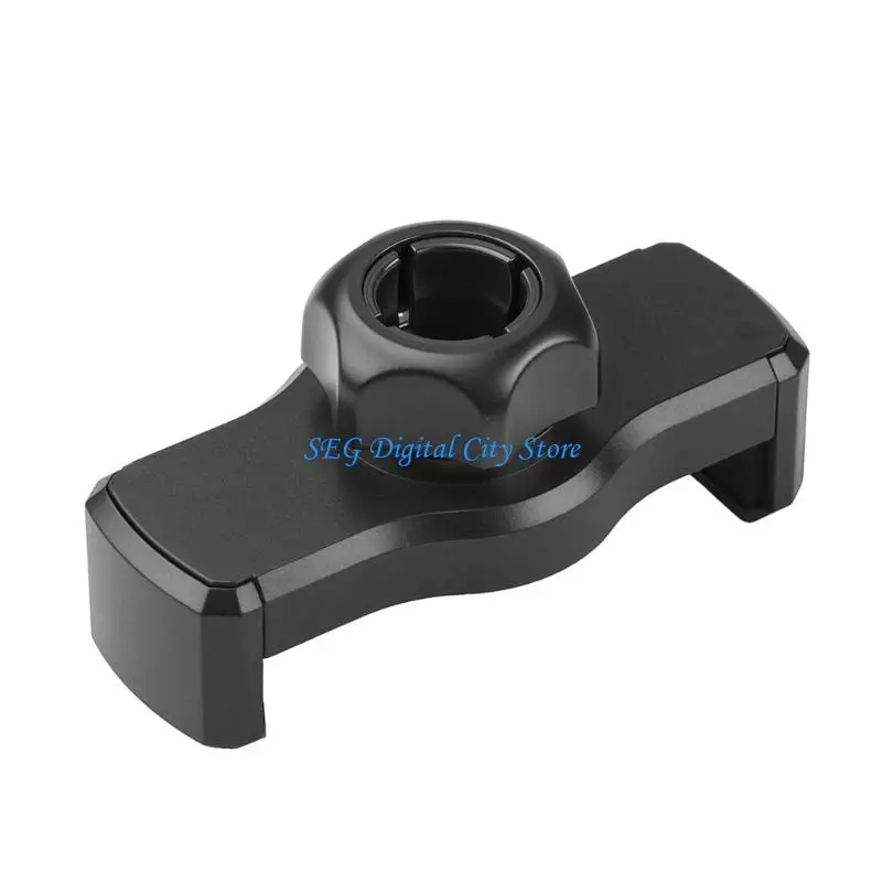 U75B 2 Units Universal 17mm Ball Sockets Phone Mount Adapter Plastic Rotating Clip For Vehicle Dashboards Desktop Live Broadcast