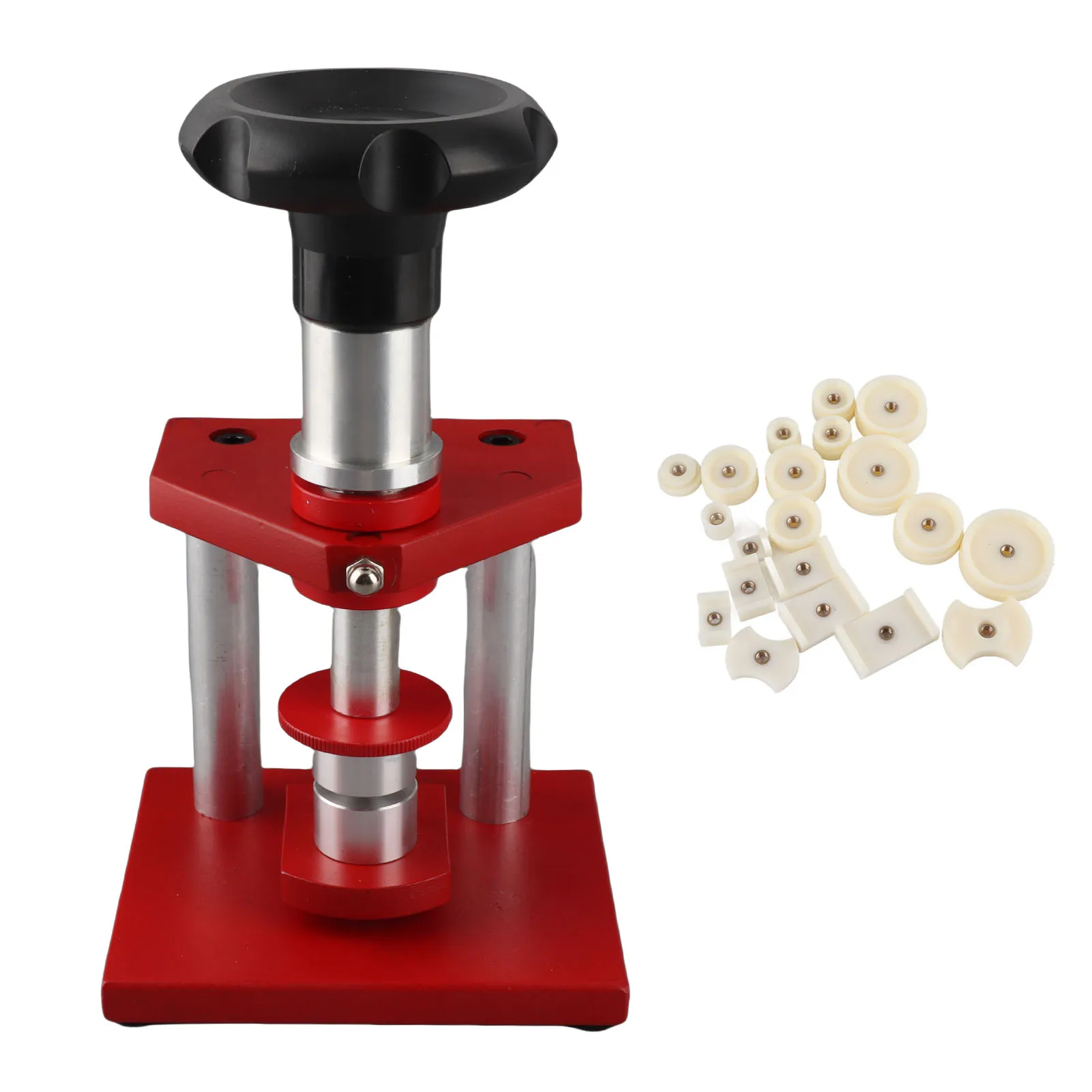 Screw Type   Bezel Watch Back Case Cover Press Tool with 20 Dies Pressing Repair Watch  Press Tool