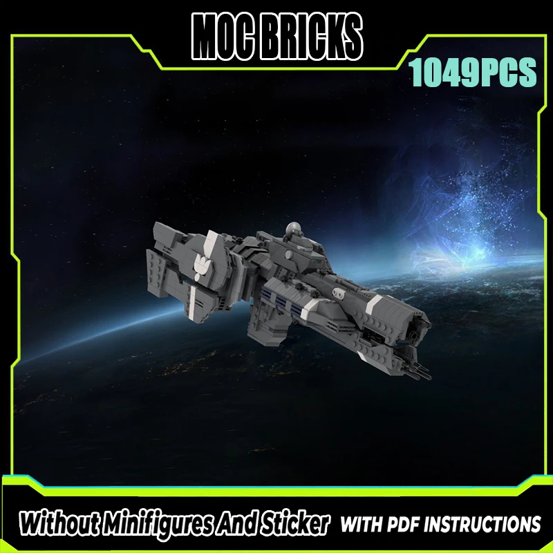

Exquisite New Product MOC Building Blocks Military Model Space Escort Technology Modular Children's Toy Gift DIY Assembly Set
