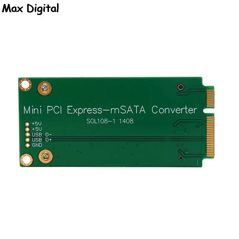 MSATA SSD to SATA Mini PCIe SSD adapter card for Asus EPCS101 900A 901A