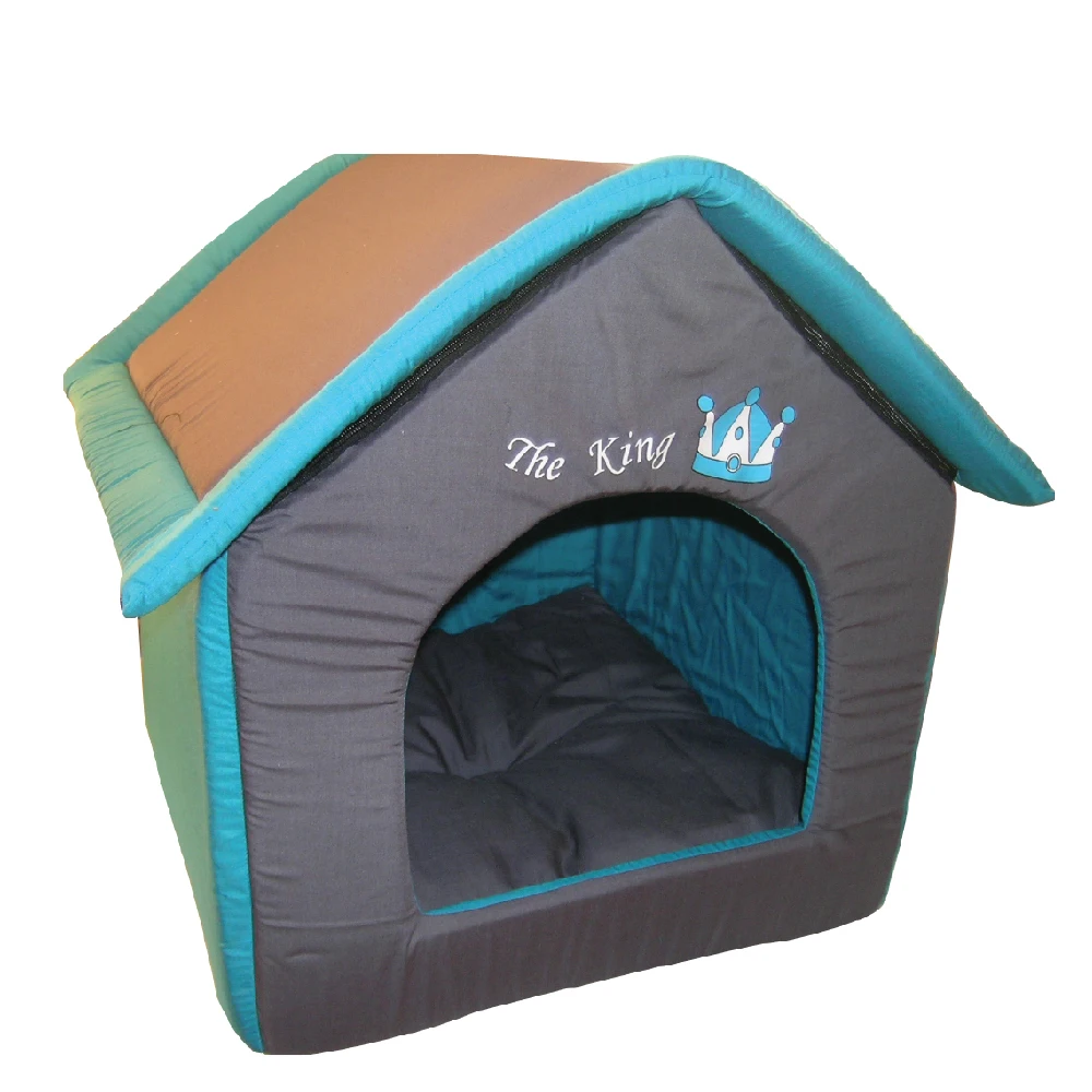 Jianicat durable house shape for king dog bed