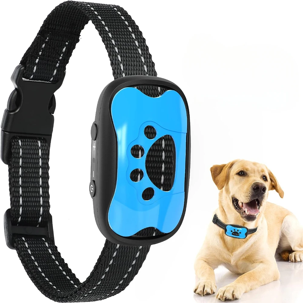 

Anti Barking Device for Pet Dog with USB Rechargeable Dogs Training Collar Ultrasonic Stop Barking Vibration Anti Bark Collar