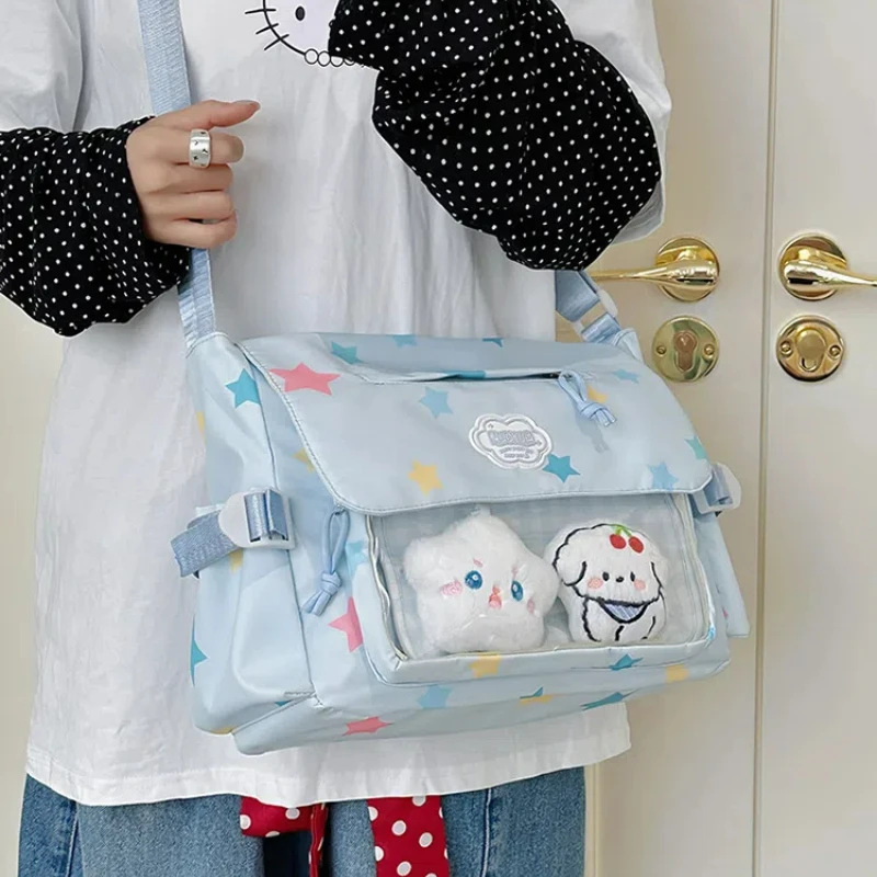 

New Japanese Harajuku Sweet Ulzzang Ita Bag Daily Commuting Light Casual Women's Bag Cute Girl Y2k Crossbody Bag