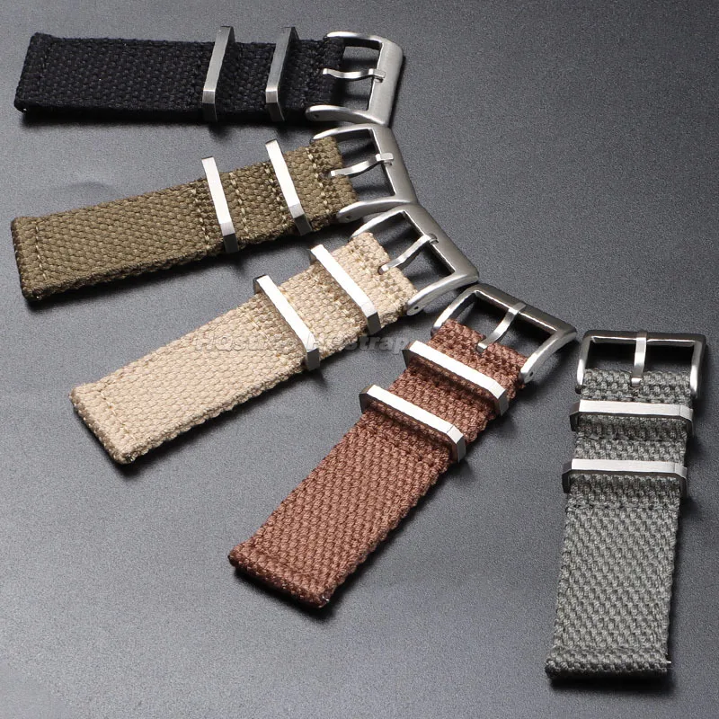 حزام قماش نايلون لسوار سايكو ، سوار معصم مريح ناعم ، سوار ساعة بديل ، سريع ، سوار نايلون ، 20: 22