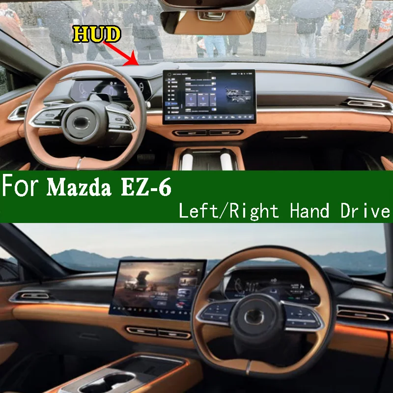 

For Mazda EZ-6 Car-Styling Dashmat Dashboard Cover Instrument Panel Sunscreen Protective Pad Dash Mat